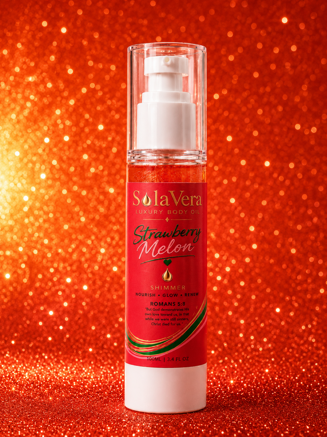 Strawberry Melon Shimmer Body Oil